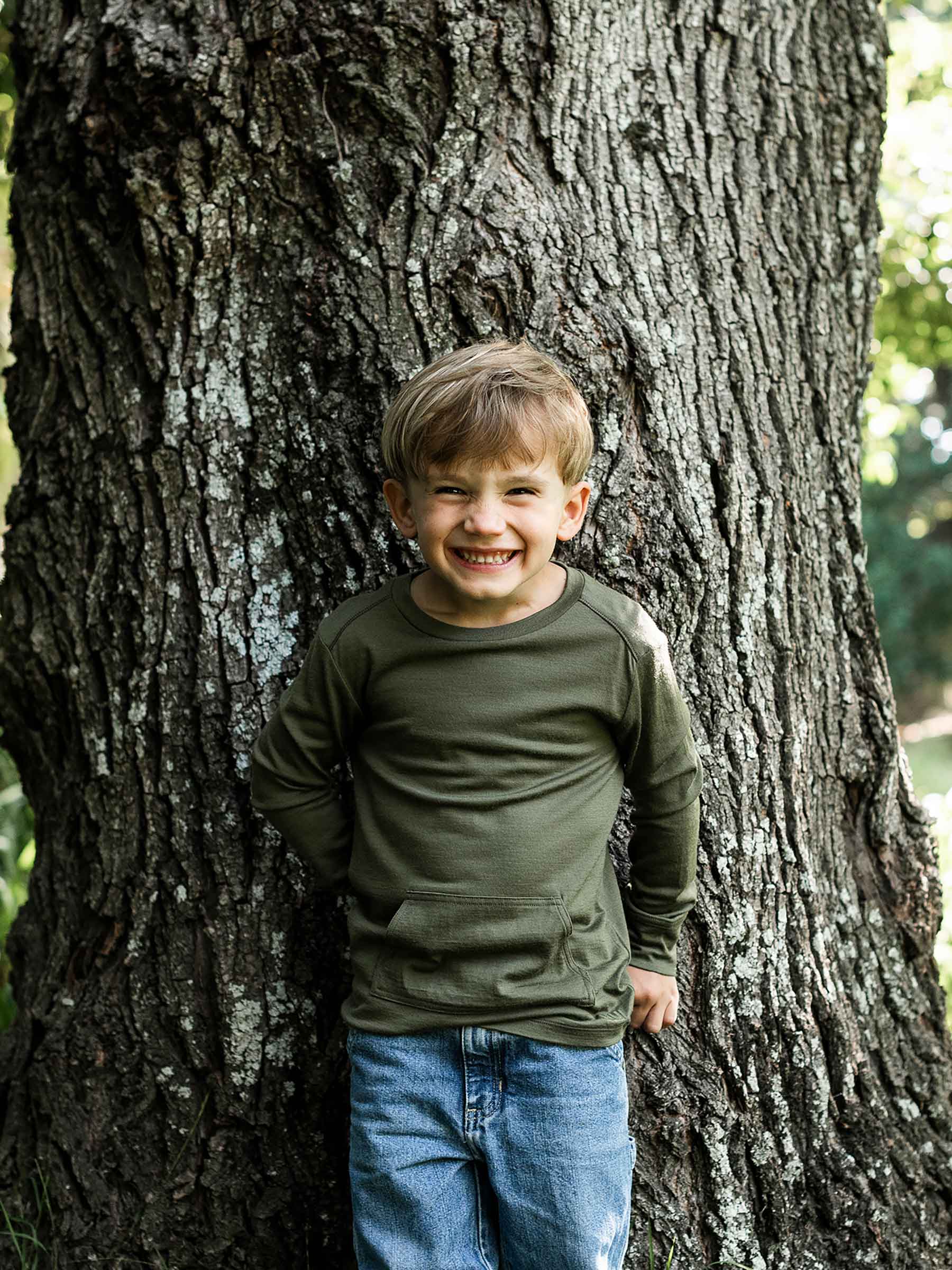 Tihoi Merino Crew Moss