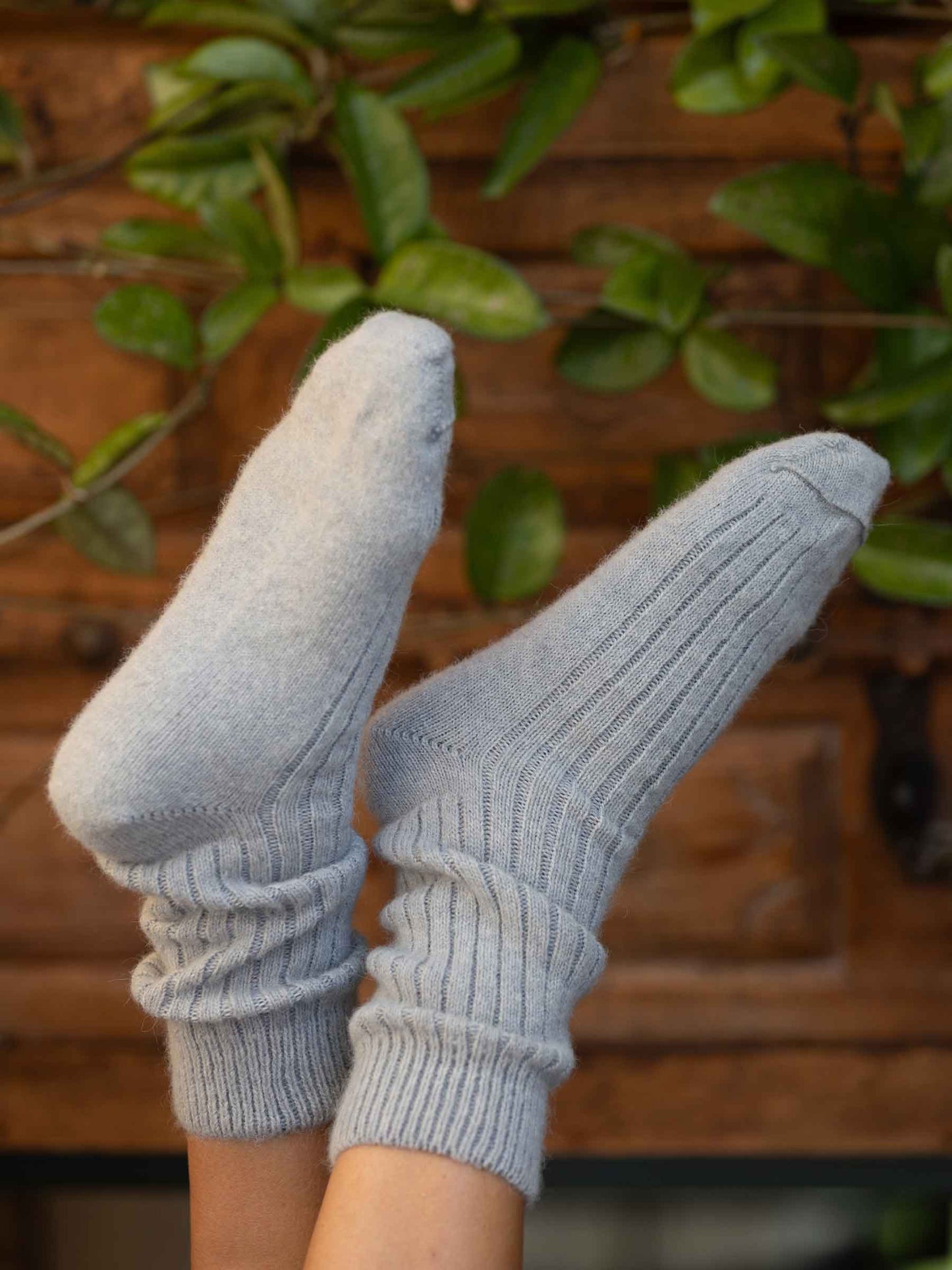 Alpaca Lounge Socks Silver