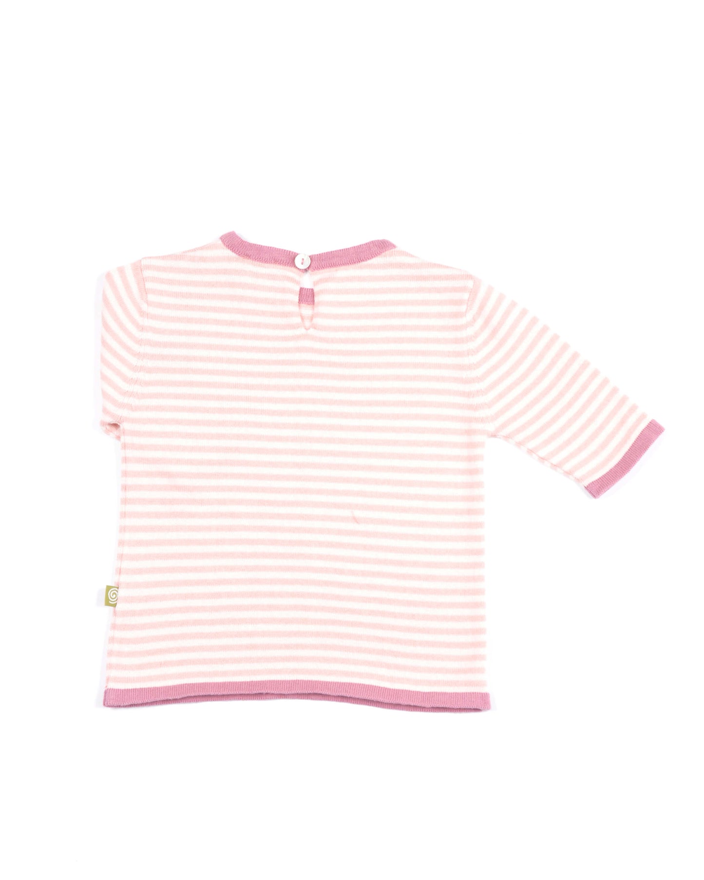 Dottie Top Baby Pink Stripe