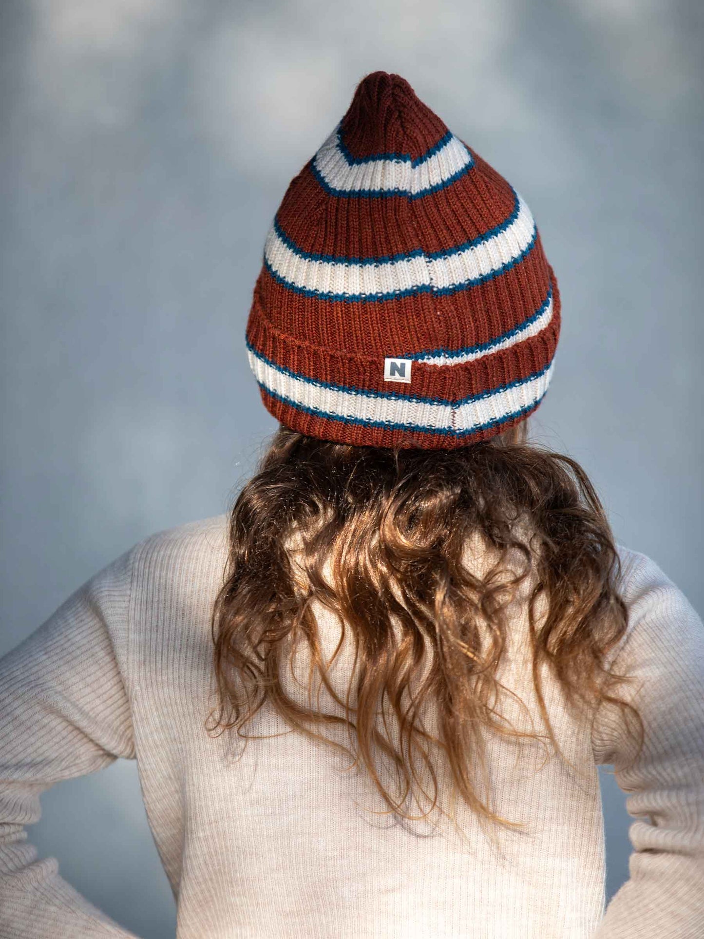 Dory Beanie Rust Stripe