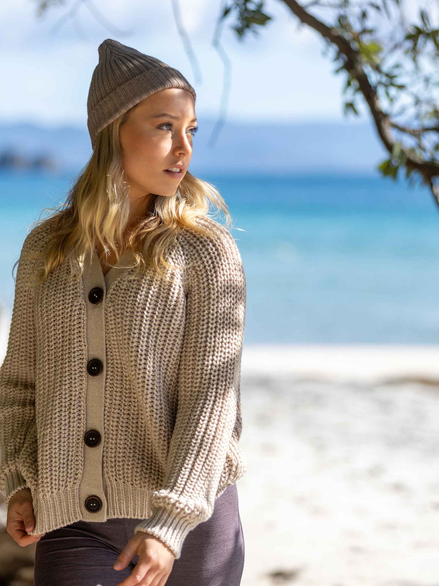 Women's Bernard Cardigan Oatmeal