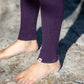 Knit Leggings Plum