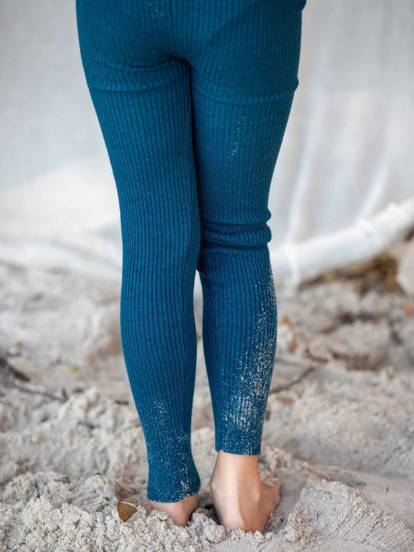 Knit Leggings Teal