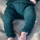 Knit Baby Leggings Teal