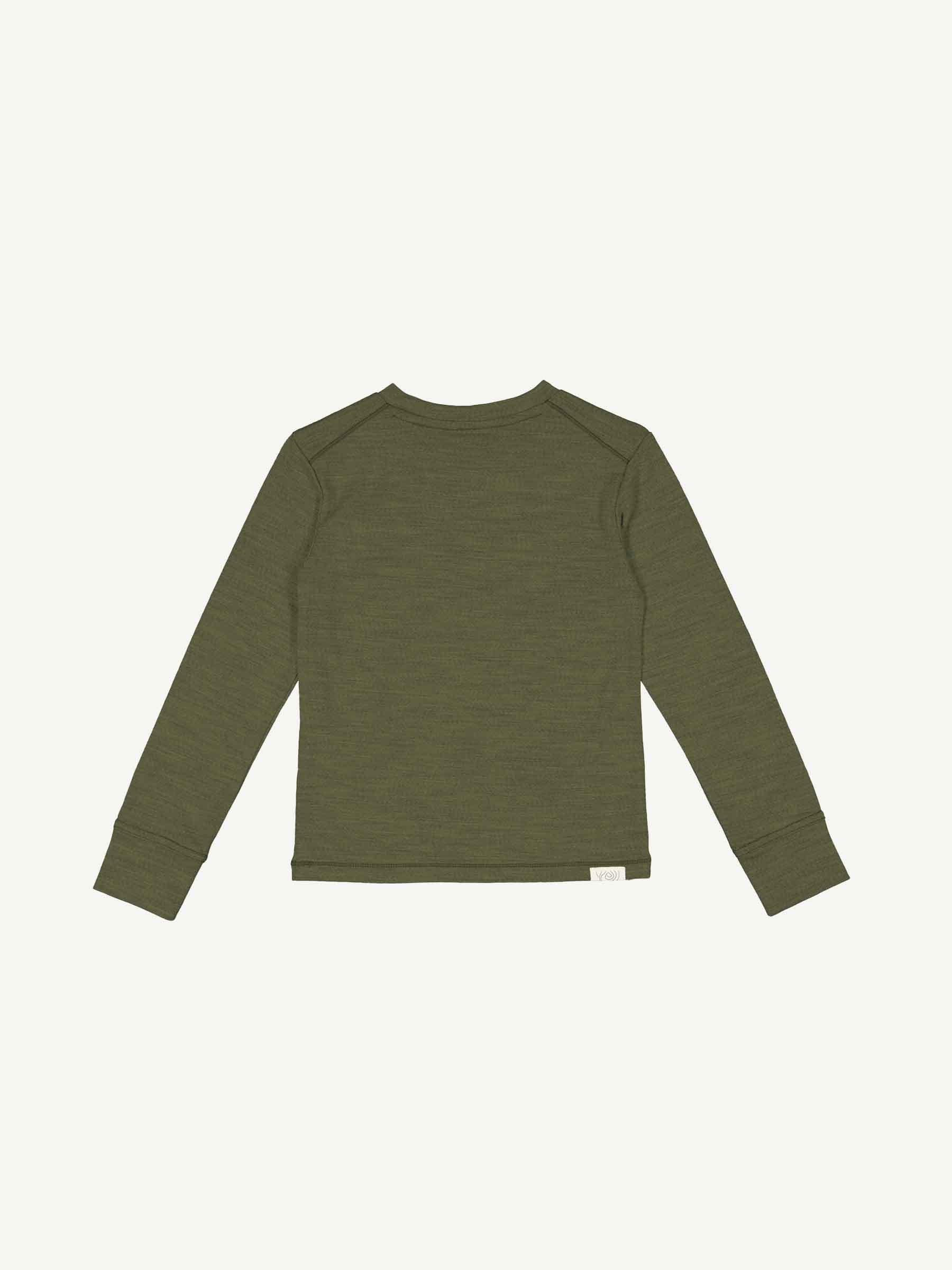 Thoi Merino Crew Moss back