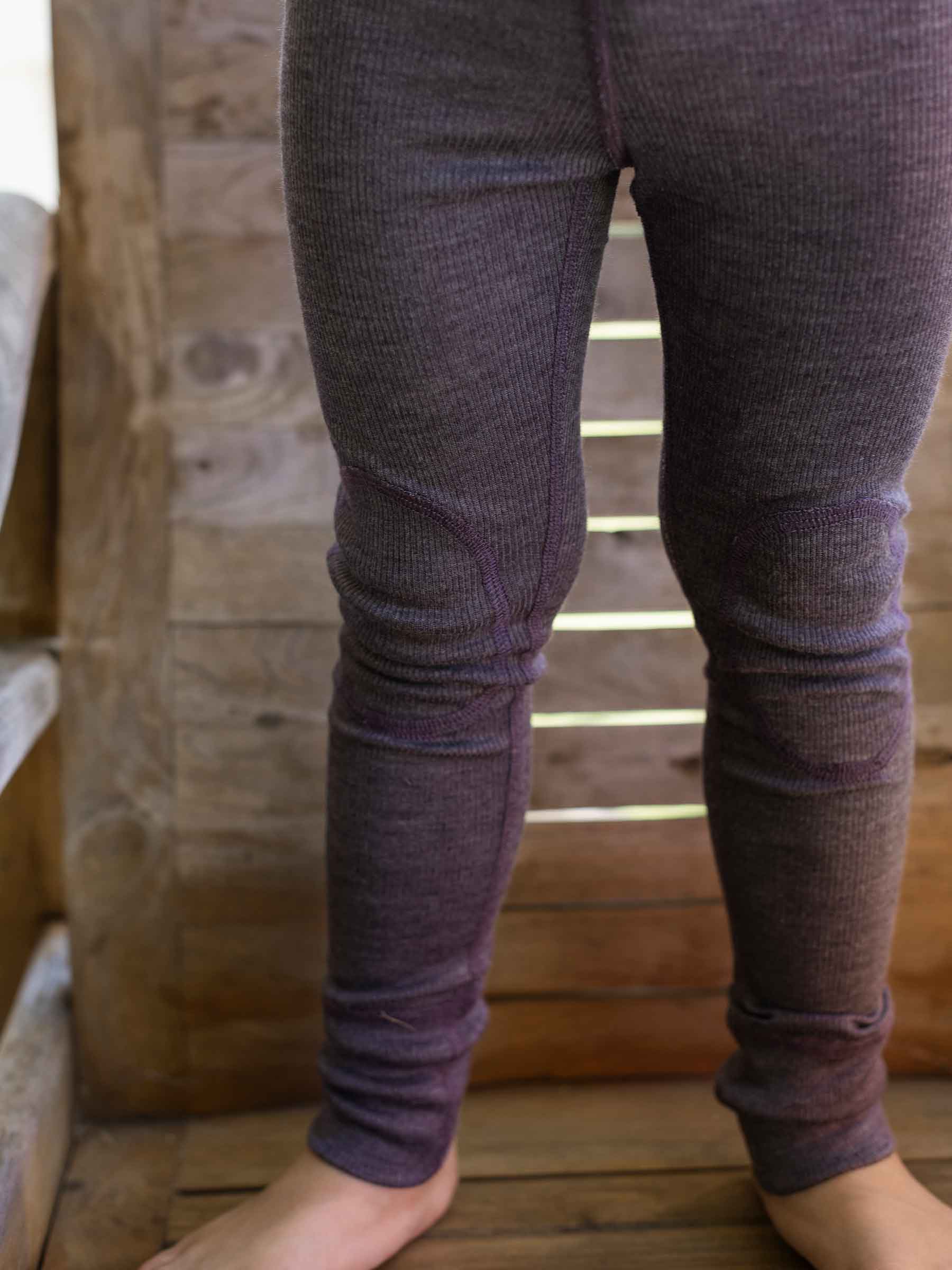 MerinoSilk Leggings Plum