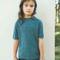 Child MerinoSilk Wallace Tee Deep Sea