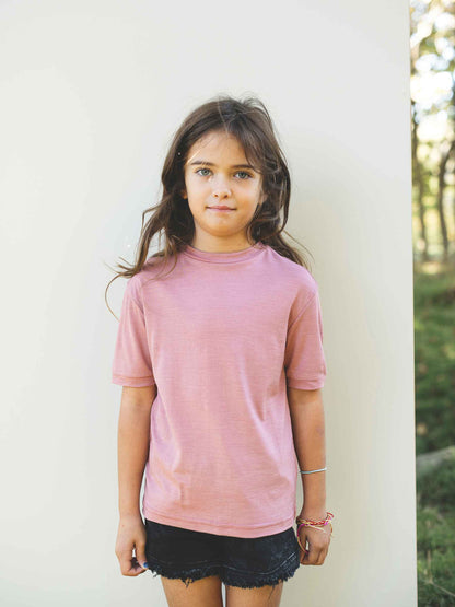 Child MerinoSilk Wallace Tee Dusk