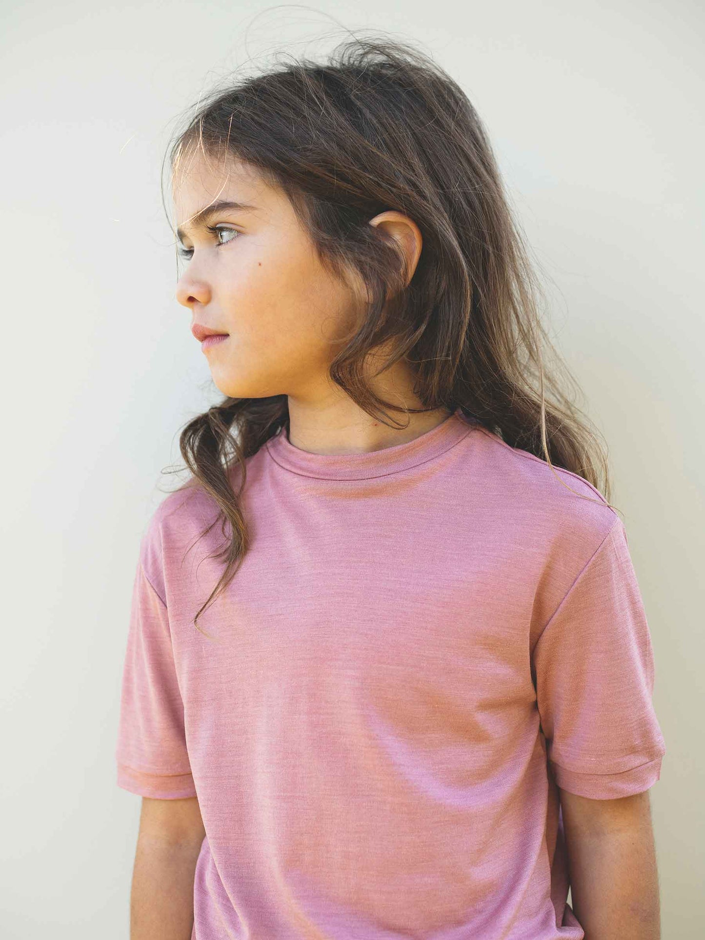 Child MerinoSilk Wallace Tee Dusk