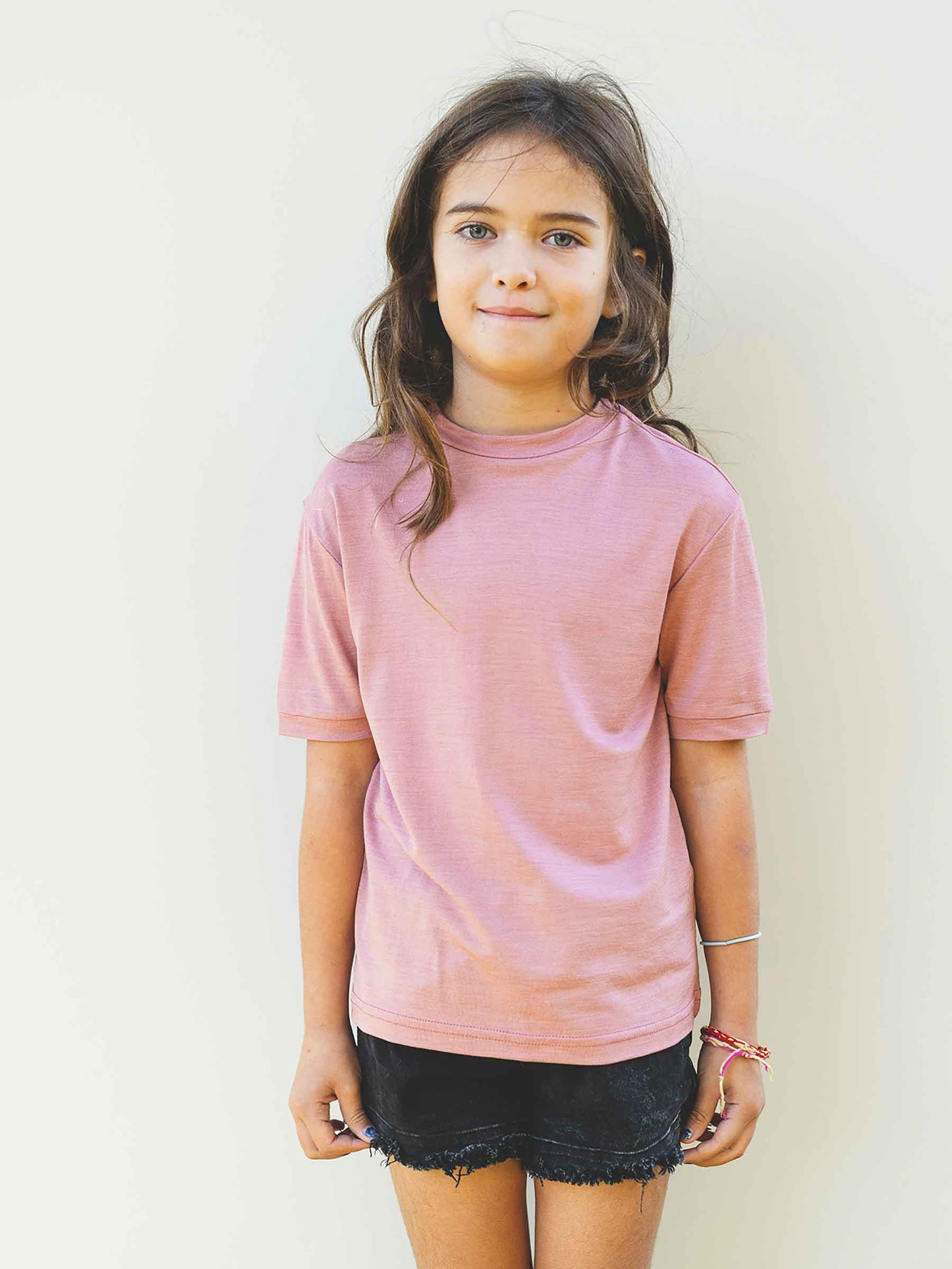 Child MerinoSilk Wallace Tee Dusk