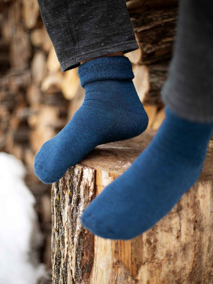 Merino Child Lounge Socks Deep