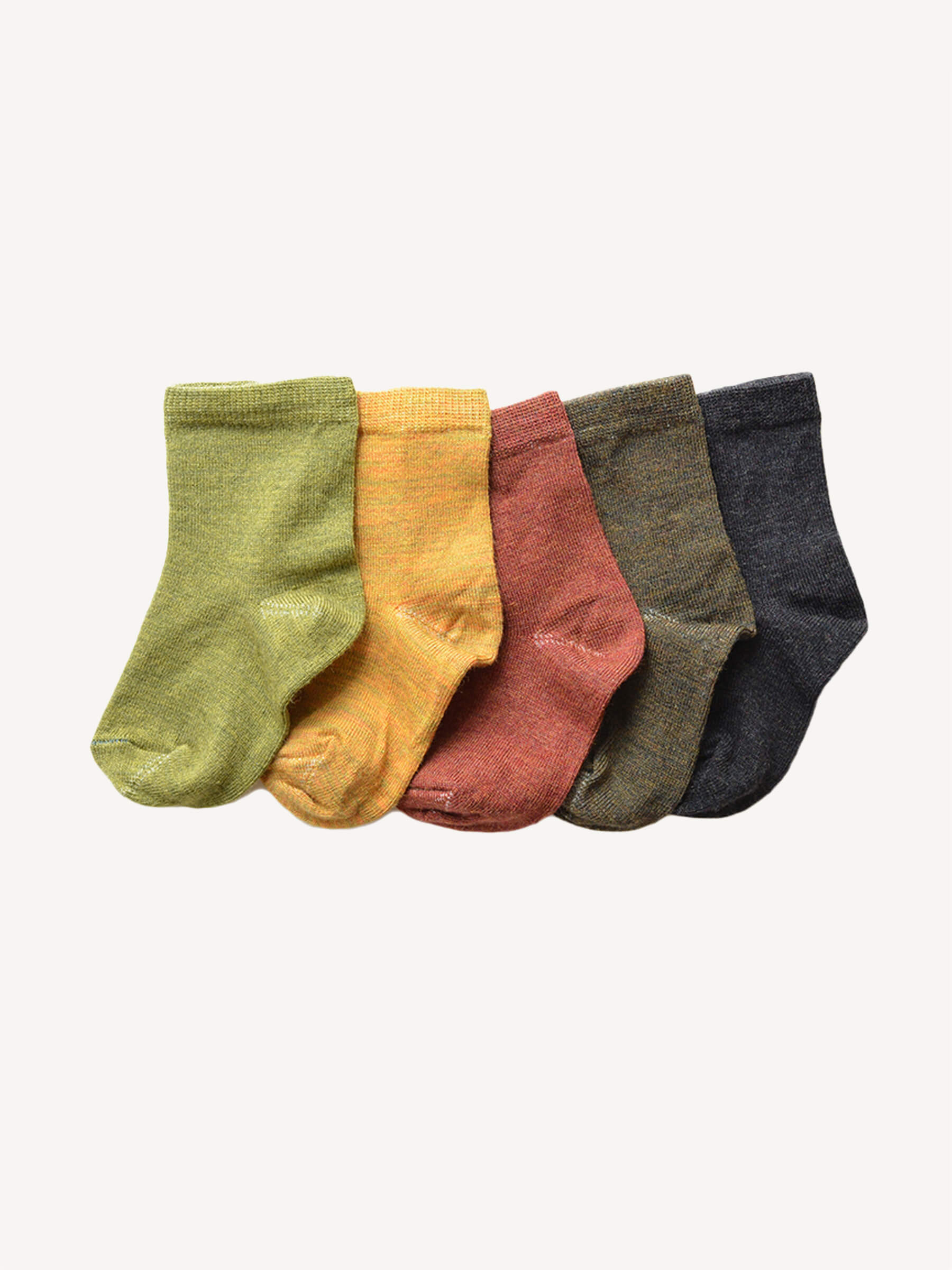 REIFF - 100% Organic Merino Wool Fleece Newborn Baby Socks Booties, 0-12  months