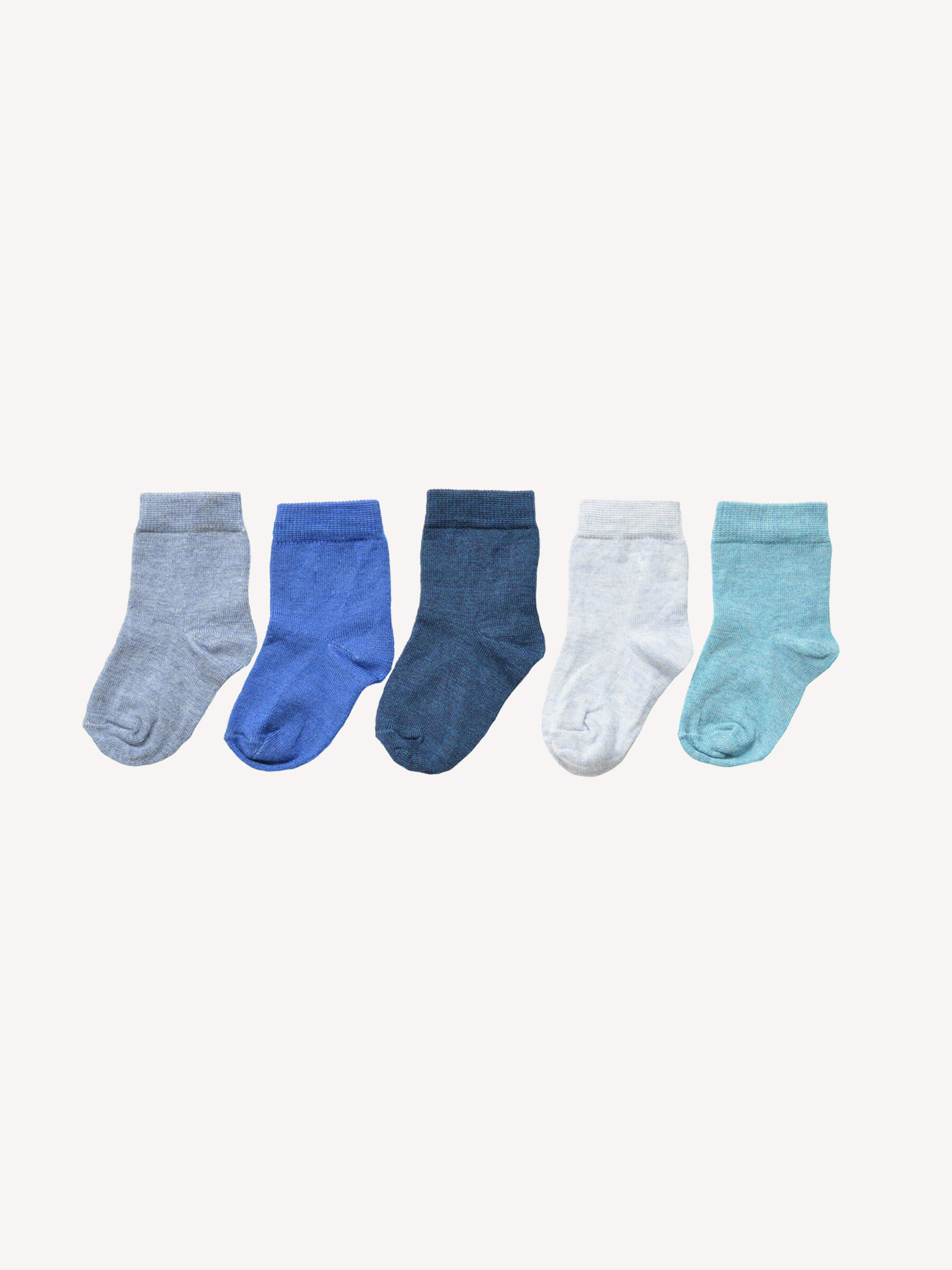 Merino Wool Infant Nature Socks 5 Pack - Nui Organics
