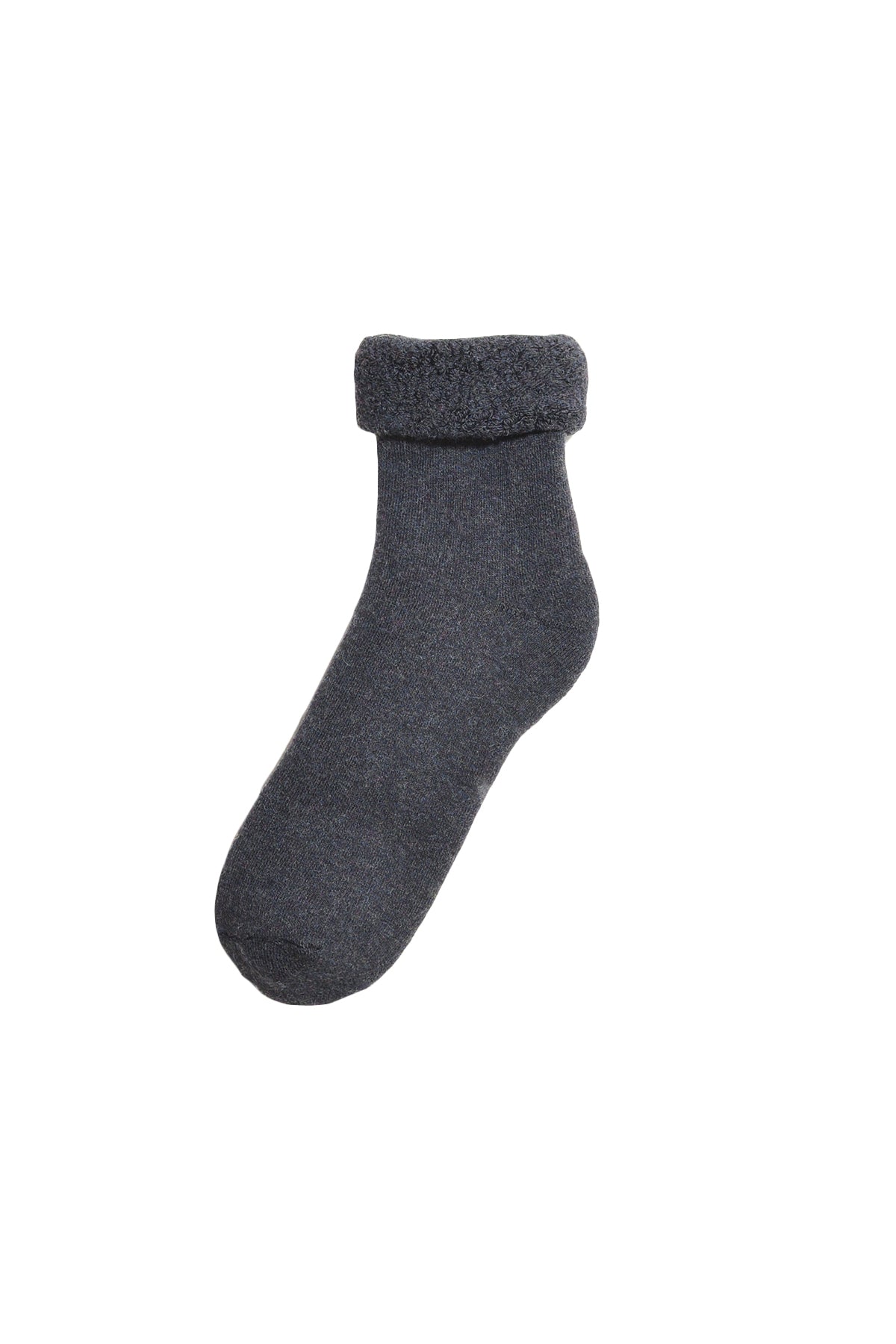 Merino Adult Lounge Socks Charcoal