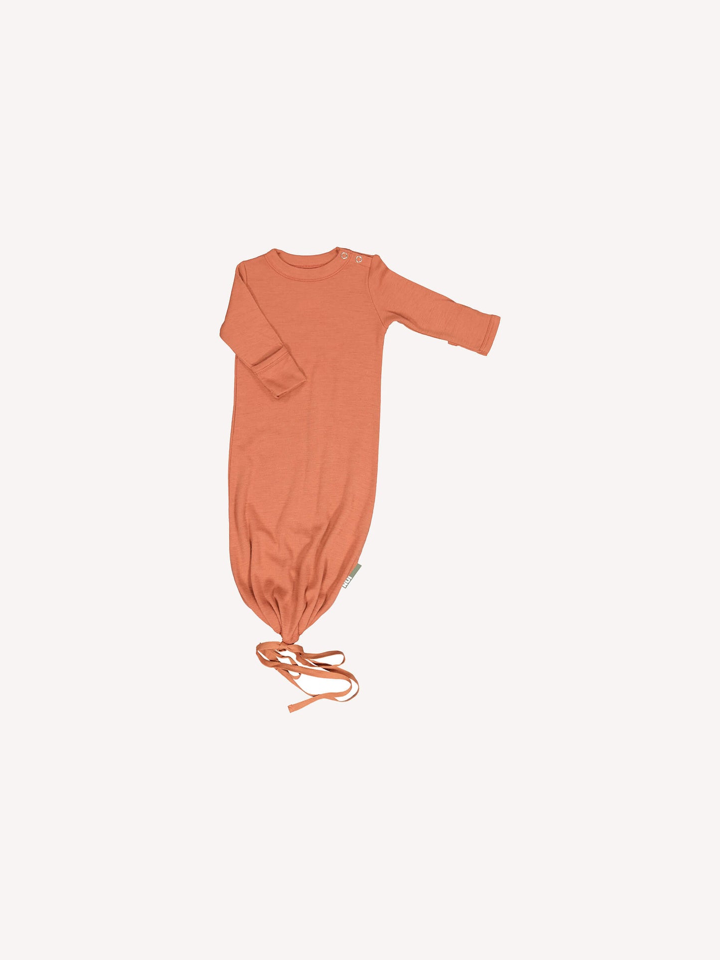 Merino Thermal Sleep Gown Terracotta