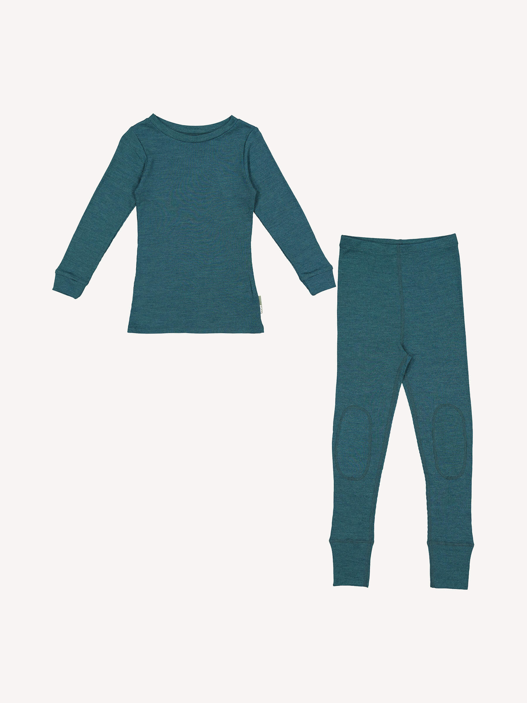 Child MerinoSilk Leggings Deep Sea